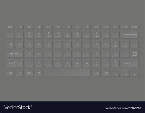 Laptop keyboard computer Royalty Free Vector Image