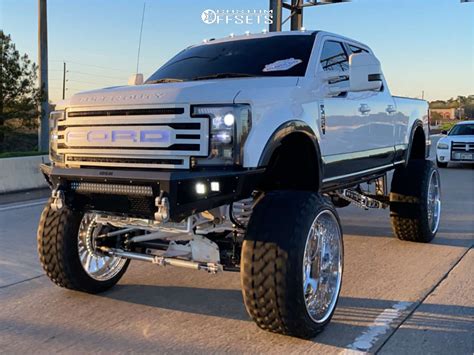 2017 Ford F-250 Super Duty Wheel Offset Super Aggressive 3"-5" Suspension Lift 12" | 1058622 ...