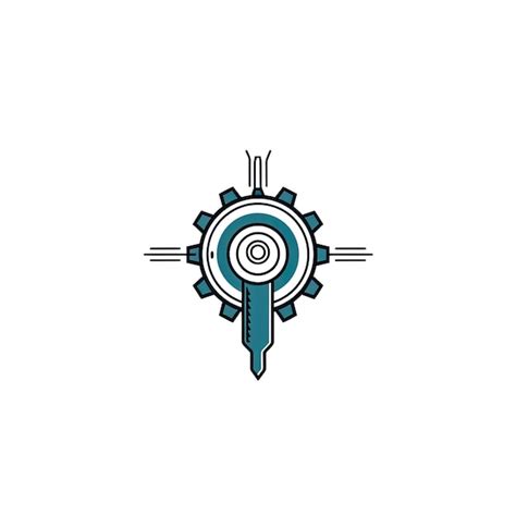 Premium AI Image | A logo for a mechanical device called gears.