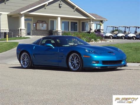 The Corvette Guys: Rare Jetstream Blue 2010 Corvette ZR1 at Purifoy Chevrolet