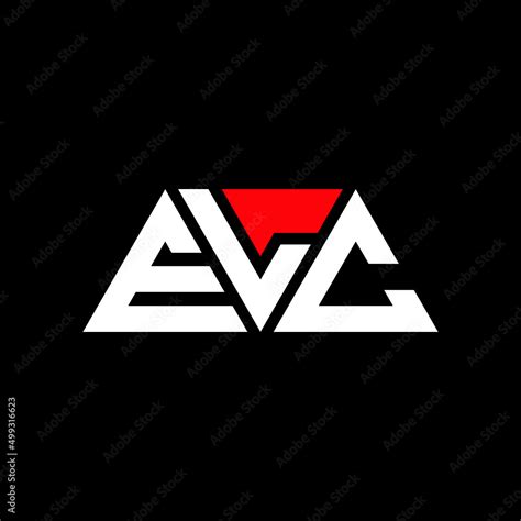 ELC triangle letter logo design with triangle shape. ELC triangle logo design monogram. ELC ...