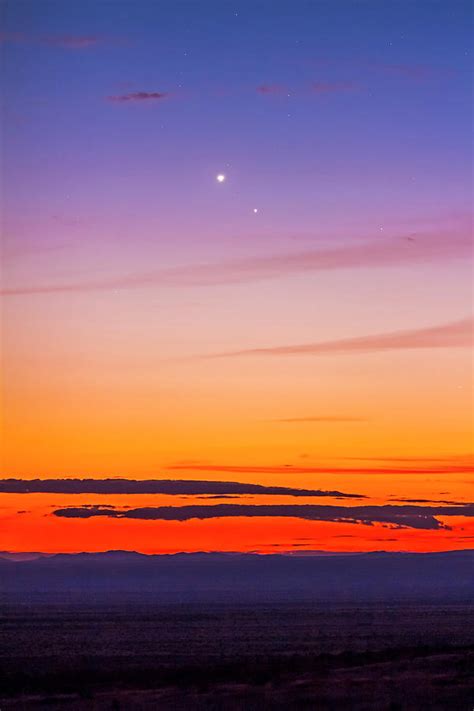 Mercury & Venus Conjunction Closeup Photograph by Alan Dyer - Fine Art ...