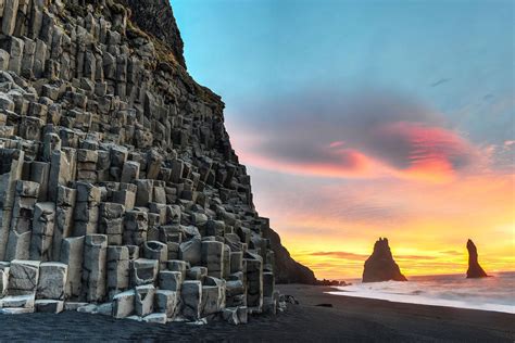 The World’s 20 Best Black Sand Beaches | Day tours, Basalt columns, South iceland