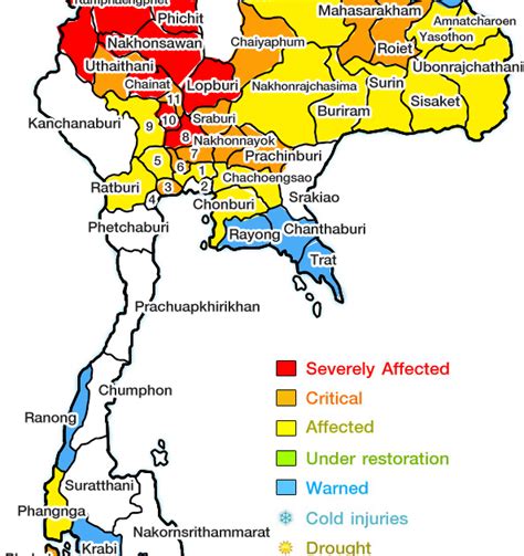 Mapping the Thailand Flooding Disaster · Global Voices