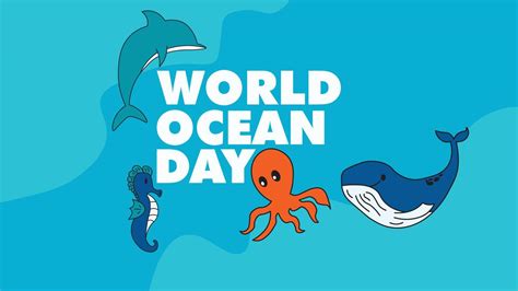 world ocean day design poster 22495769 Vector Art at Vecteezy