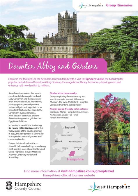 Downton Abbey and Gardens by Visit Hampshire - Issuu