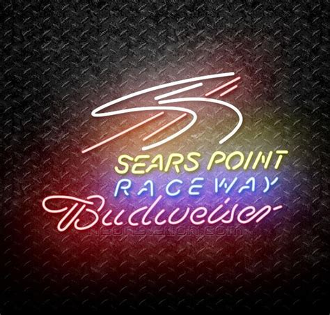 Budweiser Sears Point Raceway Neon Sign For Sale // Neonstation