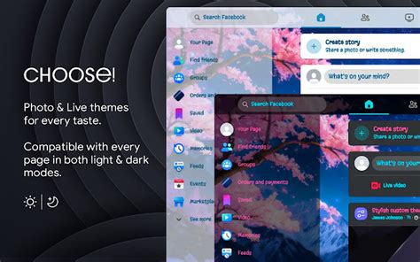 Custom Themes for Facebook - Chrome Web Store