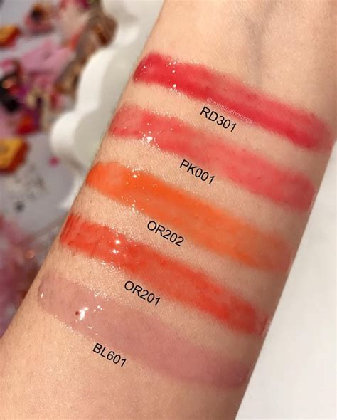 [Review] Swatches of the Etude House Cherry Moisture Lip Glow : r/AsianBeauty