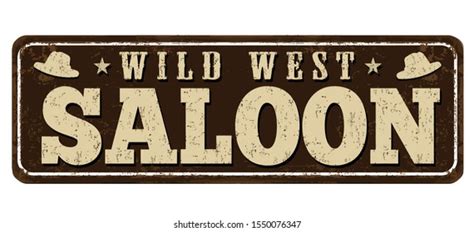 Old West Saloon Sign