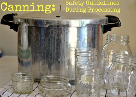 Canning: Safety Guidelines during Processing - My Fearless Kitchen