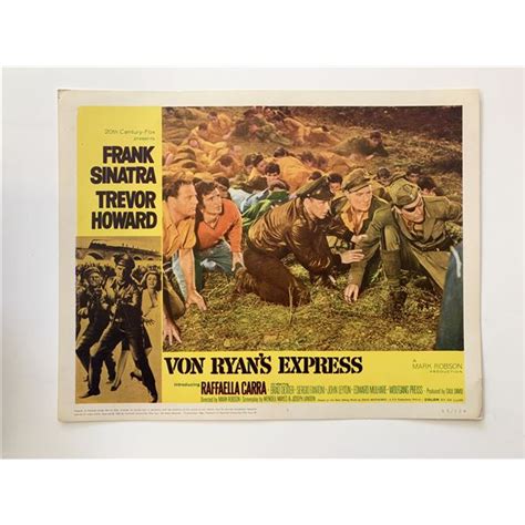 Von Ryan's Express original 1965 vintage lobby card