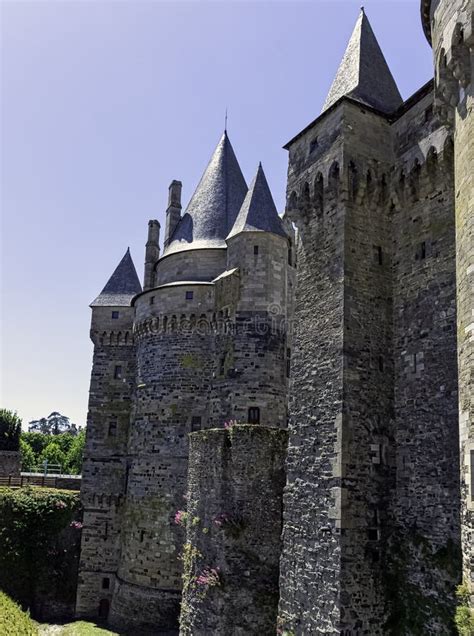 Chateau De Vitre - Medieval Castle in the Town of Vitre, France Stock Image - Image of europe ...