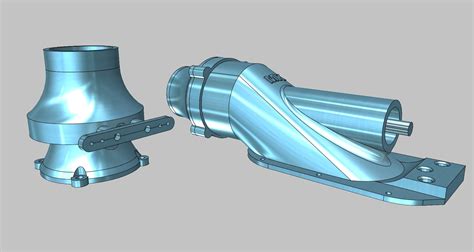 Download STL file Water Jet Propulsion Pump Unit Hamilton Water Jet ...