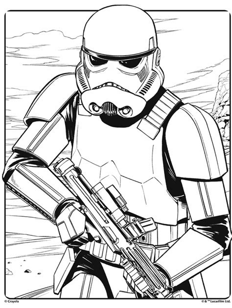 Storm Trooper Coloring Page