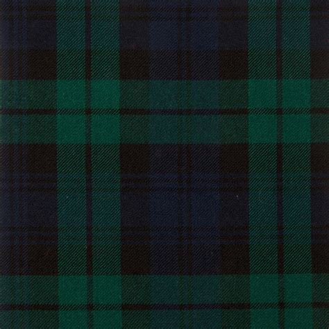 Blackwatch Modern Tartan Fabric Swatch