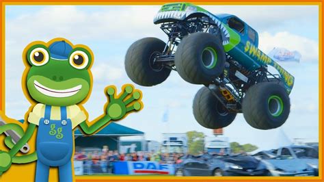 Monster Trucks For Children | Gecko's Real Vehicles | Monster trucks, Trucks, Songs for toddlers