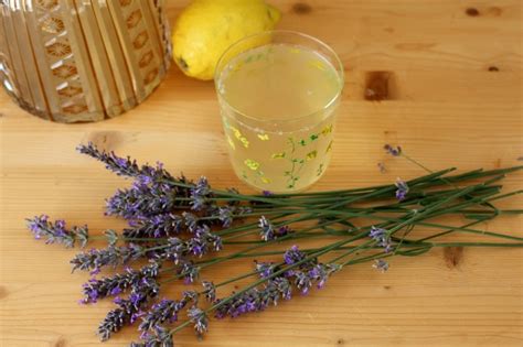 cómo preparar limonada de lavanda casera y sin azúcar