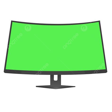 Gaming Pc Monitor Mockup With Green Screen, Gaming Monitor, Green ...