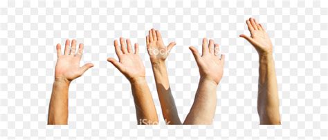 Clip Art Hands Reaching Up - Hand Raise Png, Transparent Png - vhv