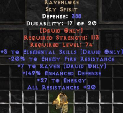 [D2R Non-Ladder] Ravenlore - D2Anya - D2 Item Shop