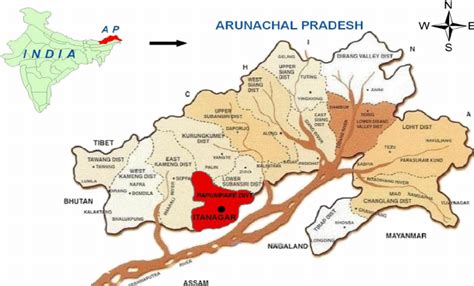 Location map of Itanagar city | Download Scientific Diagram