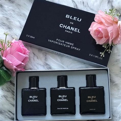 BLEU DE CHANEL 3 in 1 Gift Set (30ML Each) | Bucket Shop Pk