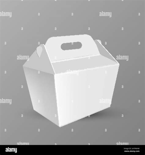 Handled Food Box For Transportation Dinner Vector Stock Vector Image & Art - Alamy
