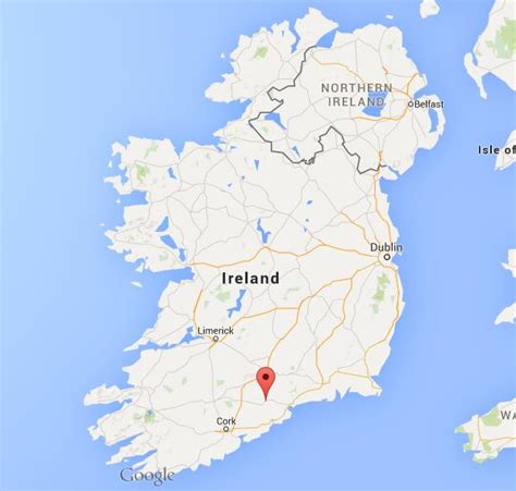 Where is Lismore on map Ireland