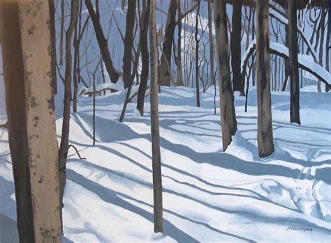 Snowy Forest by Joan McGivney