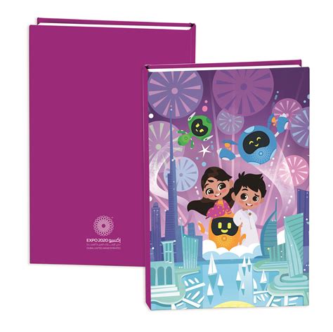 Expo 2020 Dubai Mascots Family B5 Hardcase Exercise Books Pack of 2 ...