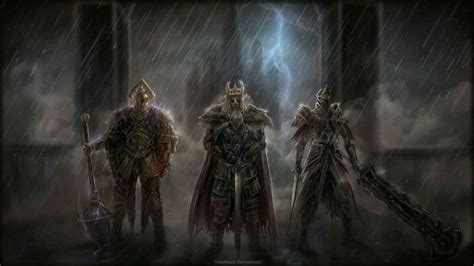 King Vendrick, Velstadt the Royal Aegis, & Raime the Fume Knight | Dark ...