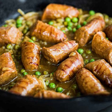 Australian Curried Sausages | Wandercooks