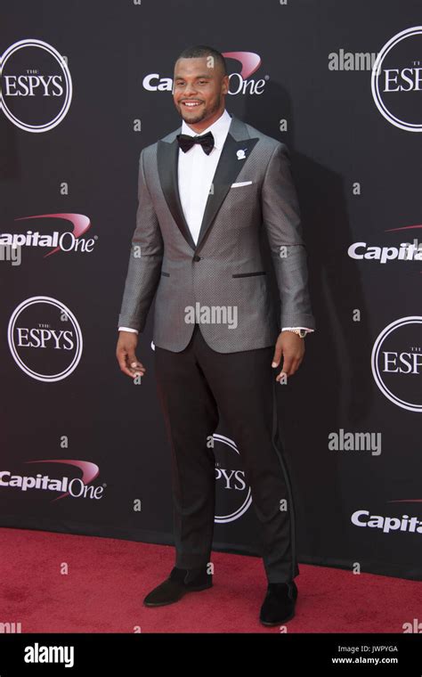 The 2017 ESPY Awards at Microsoft Theater - Arrivals Featuring: Dak ...