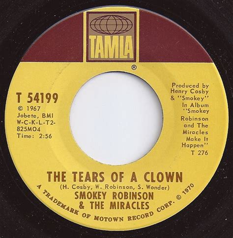 Tears Of A Clown / Smokey Robinson & the Miracles #1 on Billboard 1970 I Love Music, Kinds Of ...