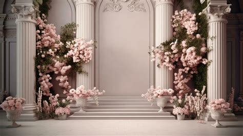 Floral-infused wedding background, 26312264 Stock Photo at Vecteezy