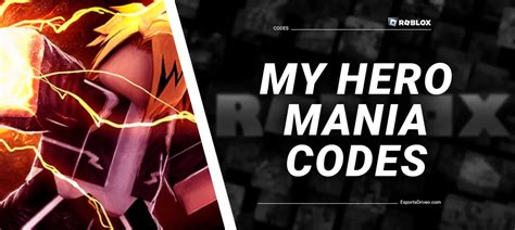 All My Hero Mania Codes in Roblox (April 2023)