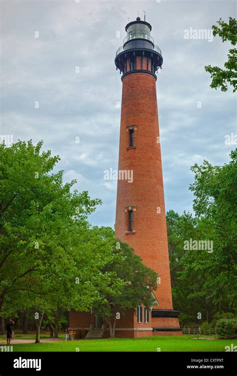 Outer Banks, NC Currituck Beach Lighthouse (1875) near Corolla, NC ...