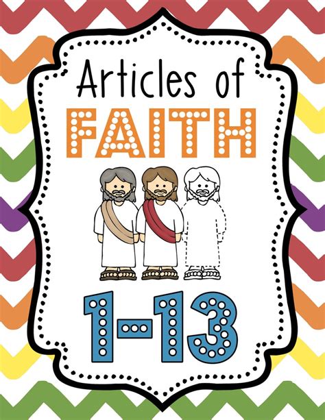 LDS Articles of Faith Posters LARGE Size 16x20 - Etsy