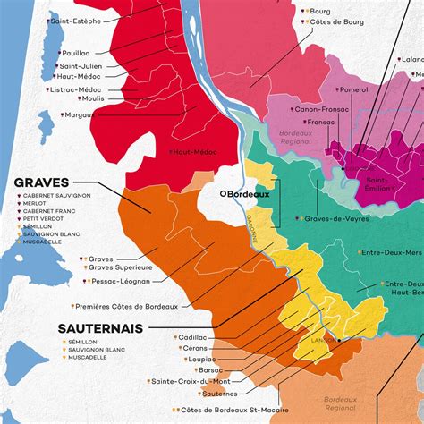 Bordeaux Wine Map - vrogue.co