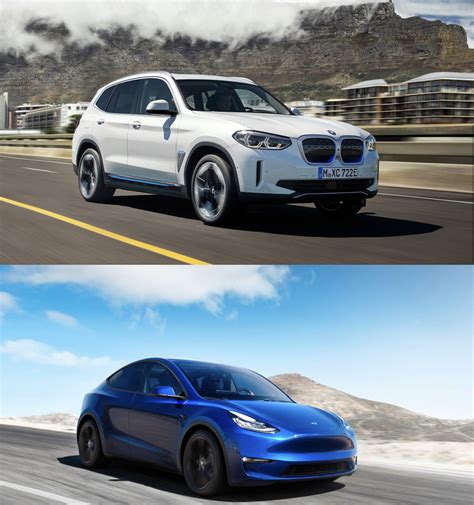 Photo Comparison: BMW iX3 versus Tesla Model Y