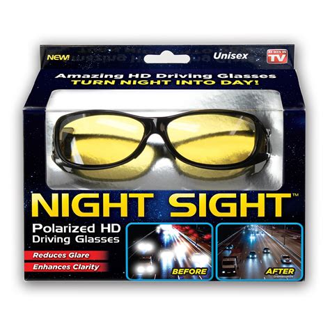 As Seen on TV Night Sight Polarized HD Night Vision Glasses - Walmart.com