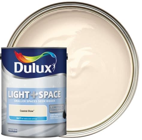 Dulux Light + Space Matt Emulsion Paint - Coastal Glow - 5L | Wickes.co.uk