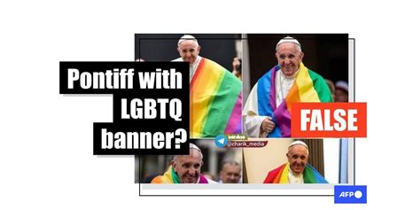 Images of Pope Francis wearing pride flag are AI-generated - CEDMO