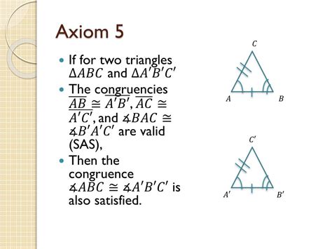 PPT - Hilbert’s Axioms for Euclidean Geometry Axioms of Congruence PowerPoint Presentation - ID ...