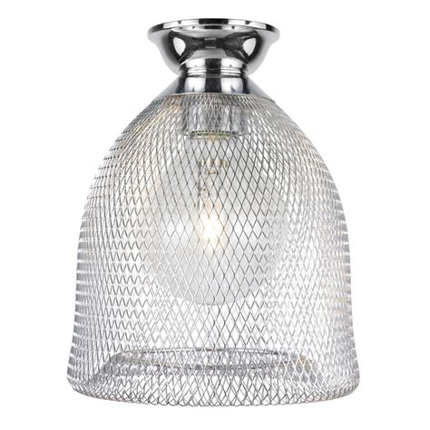 Brilliant Chrome Eli Metal Mesh Batten Fix Light | Bunnings Warehouse