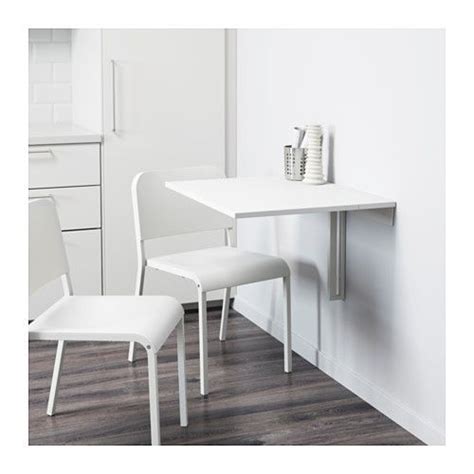 White Ikea Drop Leaf Table