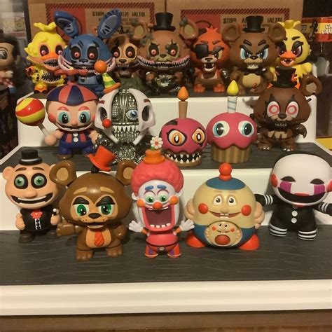 I can sell separately! :) This lot includes 17 Five Nights at Freddy’s Funko Mystery Minis from ...