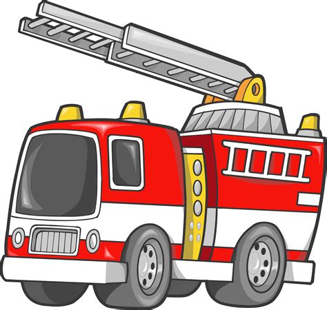 Car Fire engine Firefighter Truck Clip art - Vector cartoon fire truck ...