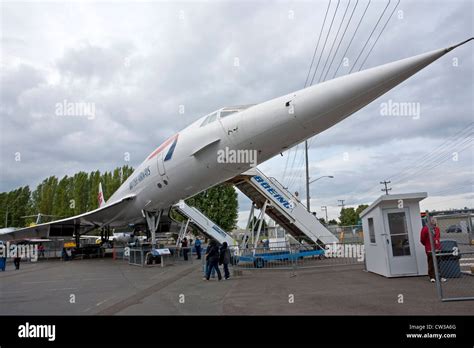 The Concorde airplane. Museum of Flight. Seattle. USA Stock Photo: 49861016 - Alamy